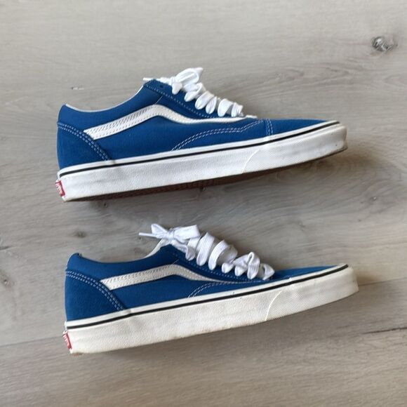Vans Old‎ Skool Shoe men’s size 9 Women’s 10.5 Imperial blue NWT in box - Picture 10 of 11